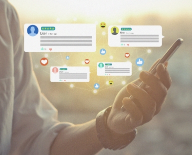 SNSの口コミを見る人